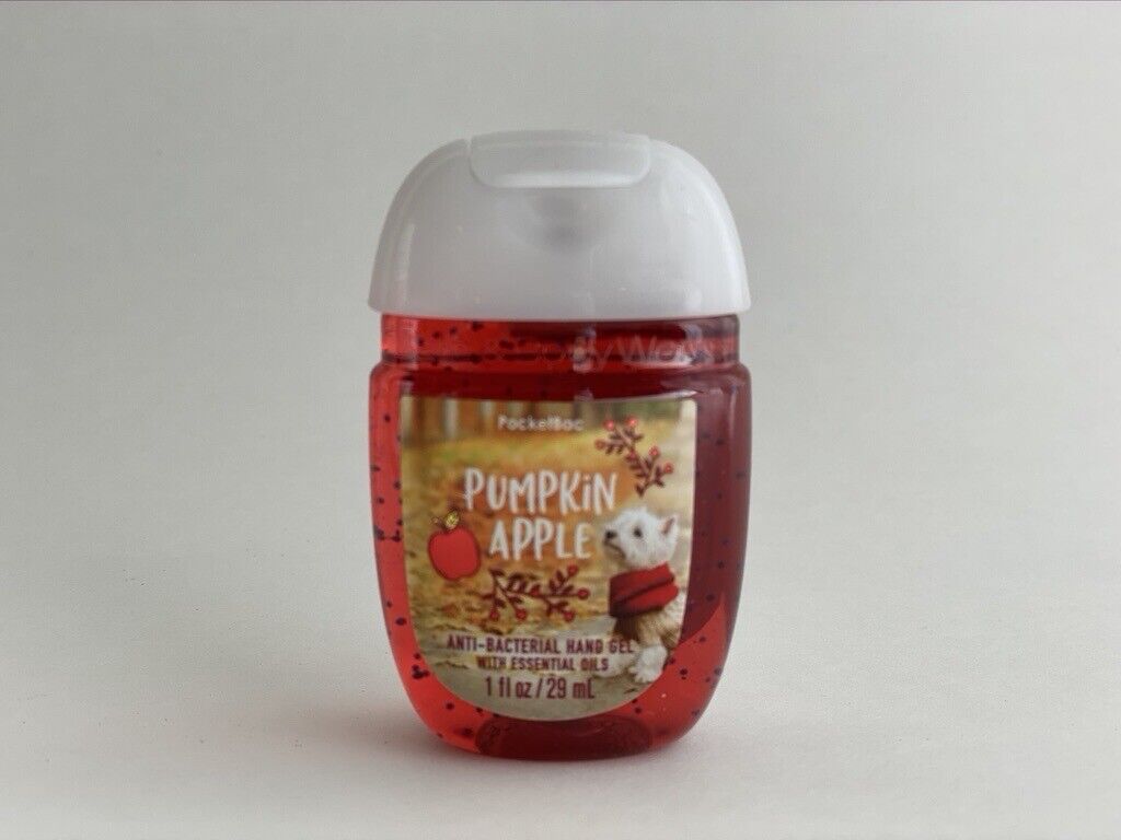 Bath & body Works PocketBac Pumpkin Apple Hand Gel x 3